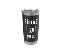 Flora? Ti ho preso. Bicchiere termico in acciaio inox doppia parete