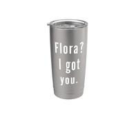 Flora? Ti ho preso. Bicchiere termico in acciaio inox doppia parete