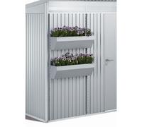 Fioriera FloraBoard Biohort argento metallizzato 2 pz Argento-metallizzato