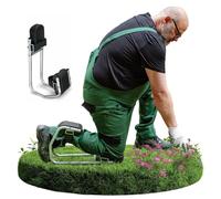 Florade KNIESITZ - Ginocchiere ergonomiche con funzione di seduta, in alluminio leggero e stabile, dimensioni M, ginocchia indolori e seduta comoda, protezione ideale per giardinaggio, costruzione e