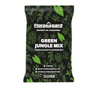 Floragard Green Jungle Mix - Substrato minerale per piante, 1 x 12 litri