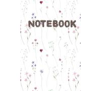 Floral Aesthetic Notebook: Soft Cover Design with Delicate Botanical Elements