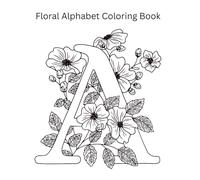 Floral Alphabet Coloring Book