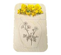 Floral Arrangement Board, Wooden Flower Display Panel, Creative Decor Crafts, Versatile Floral Holder for Women, Men, Home, Art Projects, and Craft Enthusiasts, 5.71x3.74x0.12 inches
