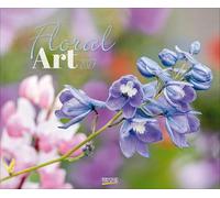 Floral Art 2027: Großer Wandkalender mit großformatigen Blumenmakro-Aufnahmen. Querformat: 55 x 45,5 cm