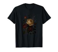 Floral Botanical Cottagecore Vintage Boho Roses Aestetic Maglietta