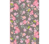 Floral Butterflies Notebook: Aesthetic Journal for Writing and Sketching: 200 Lined Pages with Beautiful Flower and Butterfly Designs for Daily Notes and Ideas