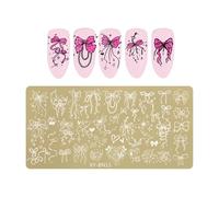 Floral Butterfly Bowknot Nails Art Timbro Accessori In Acciaio Inossidabile Accessori Per Design Manicure Professionali Piatti Nail Art Uso Domestico