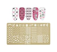 Floral Butterfly Bowknot Nails Art Timbro Accessori In Acciaio Inossidabile Accessori Per Design Manicure Professionali Piatti Nail Art Uso Domestico