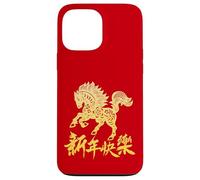 Floral Chinese New Year 2026 Year of the Fire Horse Lunar Custodia per iPhone 13 Pro Max