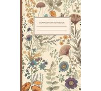 Floral Christian Notebook: for Writing, Prayer Journal for Woman, Church Notes, 6x9", 100 pages