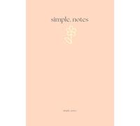 Floral color Simple. Notes: Organized Church Notes Notebook For Scriptures, Note taking, And Sermon Title