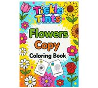 Floral Copy Coloring Book for Kids | Fun Flower Drawing & Coloring Practice for Ages 3-8