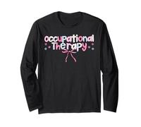 Floral Coquette Bow OT Occupational Therapy Maglia a Manica