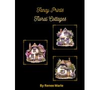 Floral Cottages Cross Stitch Patterns Easy Full Sized 3 Different Patterns Needlepoint