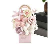 Floral Craft Pipe Cleaners, Bendable Craft Wire, Colorful Pipe Cleaners with Flexibility, Flexible Twisting Wire, Handmade Pipes for Bouquets, Art Project Supplies for School Home Decor Weddings