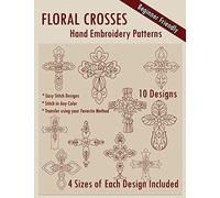 Floral Crosses Hand Embroidery Patterns