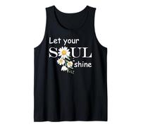 Floral Daisy Flower, Inspirational, Let Your Soul Shine Canotta