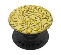 Floral Daisy Flower Patterns For Summer Sun Pastel Yellow PopSockets PopGrip Adesivo