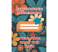 Floral Design Notebook for Writing with Wide Stripes for all types of use