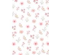 Floral Dreams Diary - Notebook: Pastel Flowers Notebook, 120 pages lined, 6" x 9"