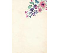 Floral Dreams Notebook - Elegant Journal with 80 Lined Pages