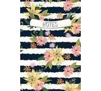 Floral Elegance: A5 Notebook for Your Thoughts and Dreams: Perfect for doodling, memos, and writing on the go - 200 lined pages, A5 size with a vibrant glossy cover.