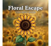 Floral Escape: A Relaxing 50 Flowers Coloring Book for Creativity and Calm