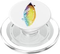 Floral Feather For Spring And Summer Cute Surf Beach Graphic PopSockets PopGrip per MagSafe
