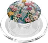 Floral Flower Pattern Botanical Nature Garden Bloom Cute PopSockets PopGrip per MagSafe
