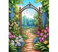 Floral Garden Coloring Book: 500 Pages to Inspire You children adults.: A coloring retreat full of natural inspiration.