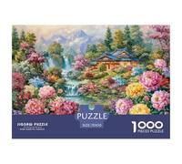 Floral Garden Landscape Pezzi Struttura Solida Perfetto Per Rafforzare Capacità Di Problem Solving E Godersi Il Tempo Libero 70x50cm/1000pcs