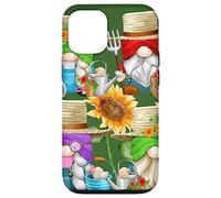 Floral Gardening Gnome Graphic For Sunflower Mom And Dad Custodia per iPhone 12/12 Pro