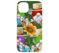 Floral Gardening Gnome Graphic For Sunflower Mom And Dad Custodia per iPhone 14 Plus