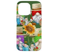 Floral Gardening Gnome Graphic For Sunflower Mom And Dad Custodia per iPhone 14 Pro Max