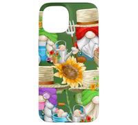 Floral Gardening Gnome Graphic For Sunflower Mom And Dad Custodia per iPhone 15