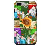 Floral Gardening Gnome Graphic For Sunflower Mom And Dad Custodia per iPhone 7 Plus/8 Plus