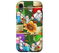 Floral Gardening Gnome Graphic For Sunflower Mom And Dad Custodia per iPhone XR