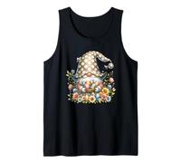 Floral GNOME Easter Flowers Graphic with Cute Butterflies Canotta