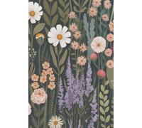 Floral Gratitude Journal Daily Reflection Notebook for Mindfulness and Positivity