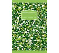Floral Green Pattern Composition Notes: Little Flower Spring Notebook Journal for Girls Teen Women to School or Work