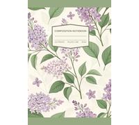 Floral Green Sunny Lilac Lined Notebook - Soft Cover Journal, Cute Feminine Writing Journal for Women and Girls: Beautiful Flower Pattern Notebook ... Note-taking, School, or as a Thoughtful Gift