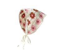 Floral Huncinet Hair Bandana Cravatta Maestro Annodata A Filo Retrò Con La Testa A Maglia Kerchief Per Donne Scarf Triangolare Scarf Arcinetto Capelli Capelli Bandanas