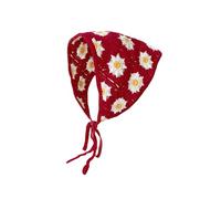 Floral Huncinet Hair Bandana Cravatta Maestro Annodata A Filo Retrò Con La Testa A Maglia Kerchief Per Donne Scarf Triangolare Scarf Arcinetto Capelli Capelli Bandanas