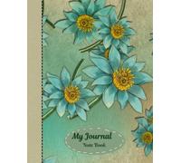 FLORAL JOURNAL BOOK: SUNFLOWER FLORAL MATT DESIGN WITH COLOR INNER PAGES