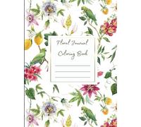 Floral Journal Coloring Book