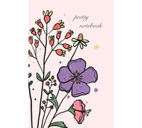 Floral Journal Copy Colorful Pages Inside Handmade Unique Notebook
