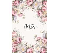 Floral Journal Notebook: Flower Composition Notebook 6" x 9" - 120 Lined Pages, Softcover Diary for Women