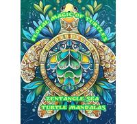 Floral Magic of Turtles: Zentangle Sea Turtle Mandalas. Discover intricate floral patterns combined with graceful sea turtles.