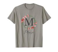 Floral Maisie Nome Fiori Nome Personalizzato Maisie Maglietta